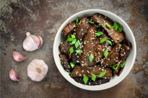 Pickled Garlic and Spicy Sliced Beef Recipe