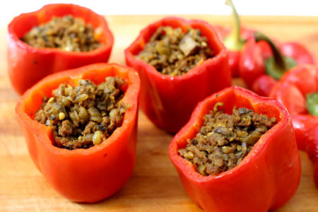 Cooking for Nutrition (Stuffed Red Bell Pepper Recipe)