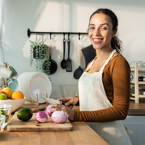 Woman cooking