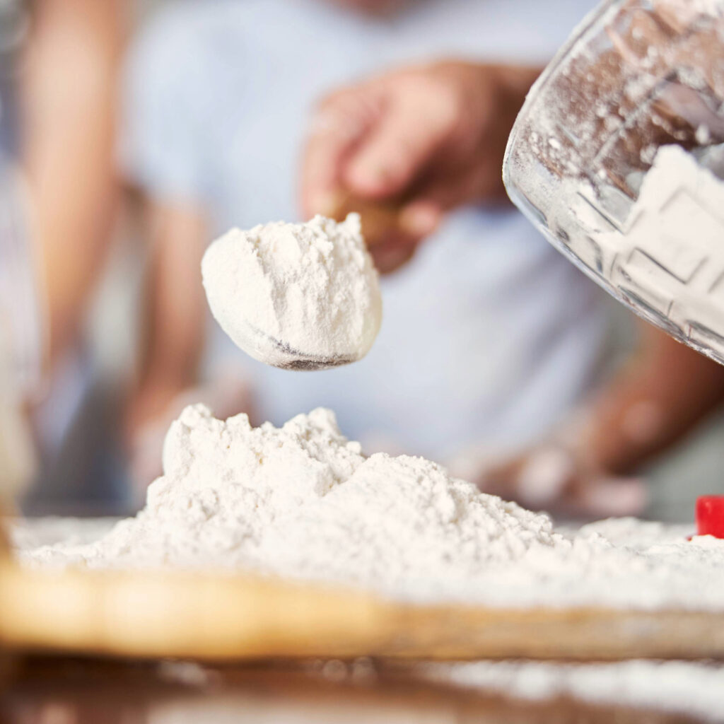 White flour